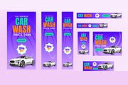 Car Washing Web Banner Ads Template, an UI Kit Template by CreativeShaper (Thumbnail 3 of 4)