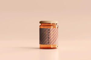 Amber Jars Mockup Collection