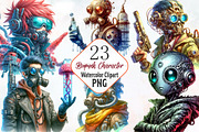 Biopunk character clipart, a Person Illustration by RobertsArt (Thumbnail 1 of 4)