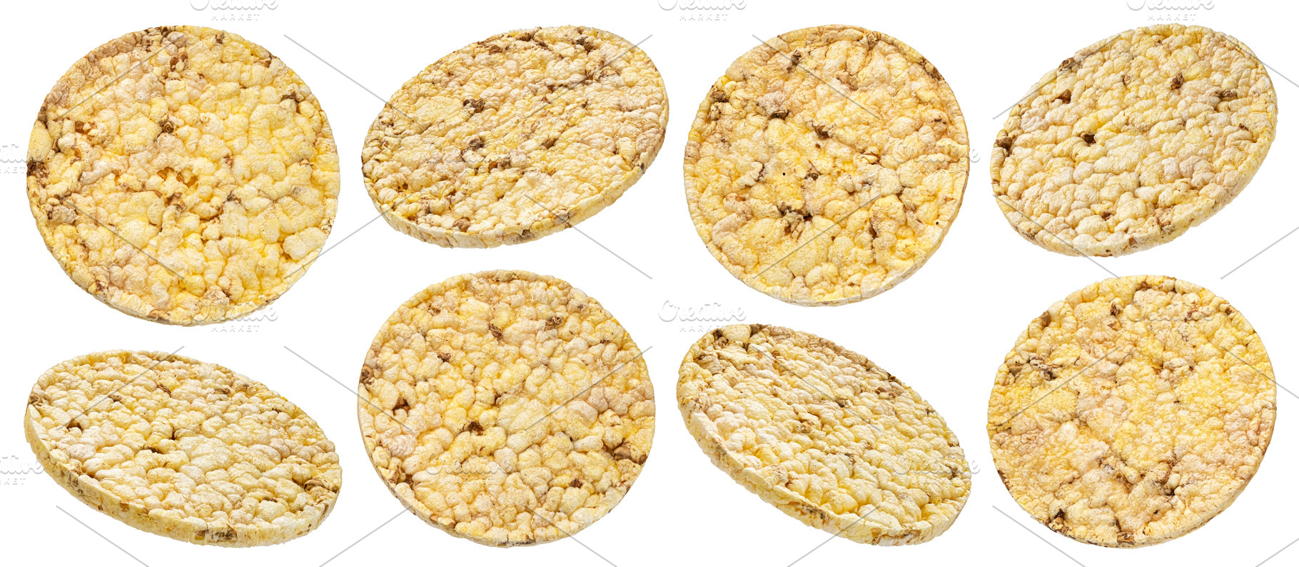 Puffed rice and corn cakes, a Food & Drink Photo by Max Lashcheuski