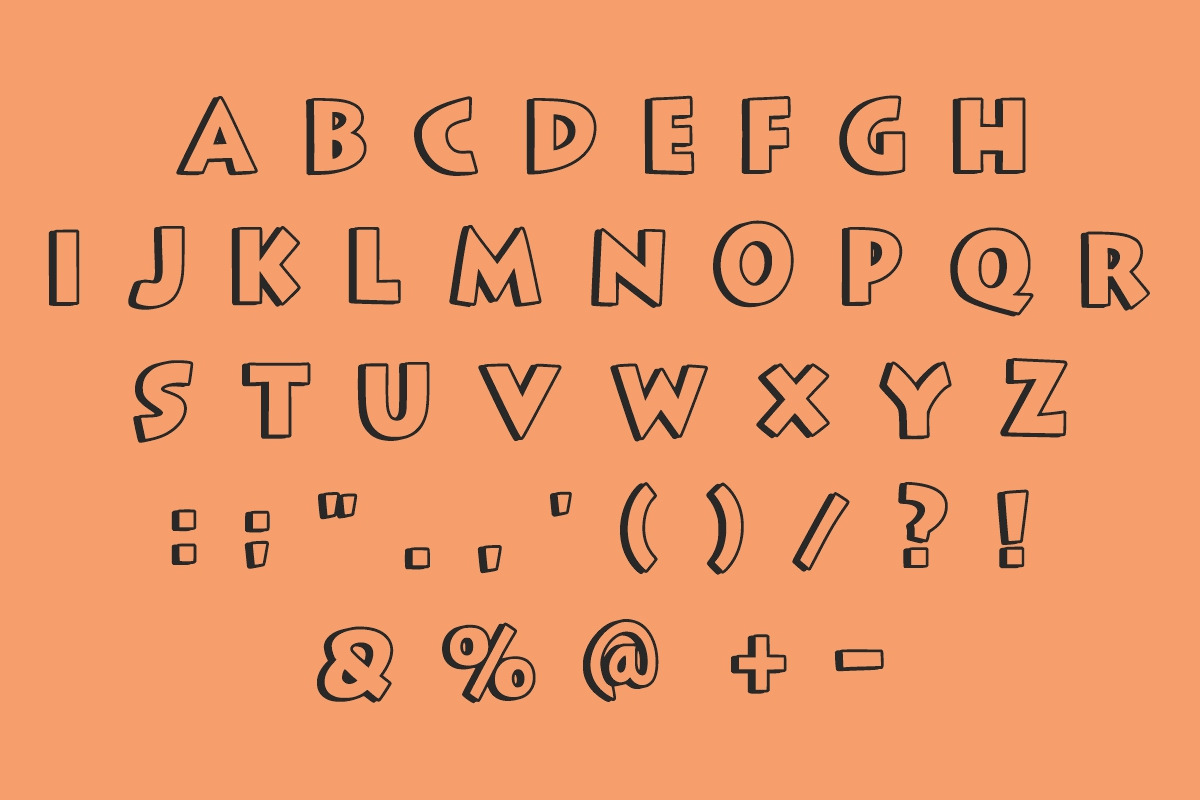 RIVER JUNGLE, a Handwritten Font by Fourteen Letter (Photo 6 of 7)