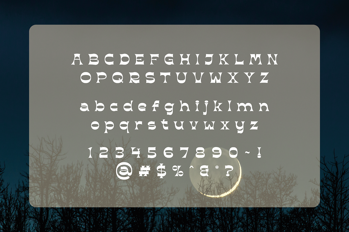 Twilight Twist - Retro Typeface, a Sans Serif Font by HipFonts (Photo 6 of 9)