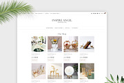 Inspire Angel Blog & Shop WP Theme, a WordPress Template by Your Theme Shop (Thumbnail 7 of 8)