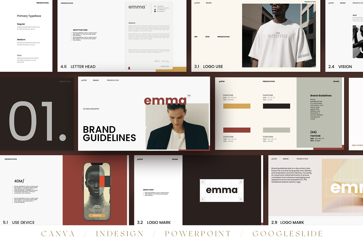 Emma | Brand Guideline Template
