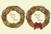 Vector Christmas set. Wrapping paper, a Decorative Illustration by Little A (Aigul) (Thumbnail 2 of 4)