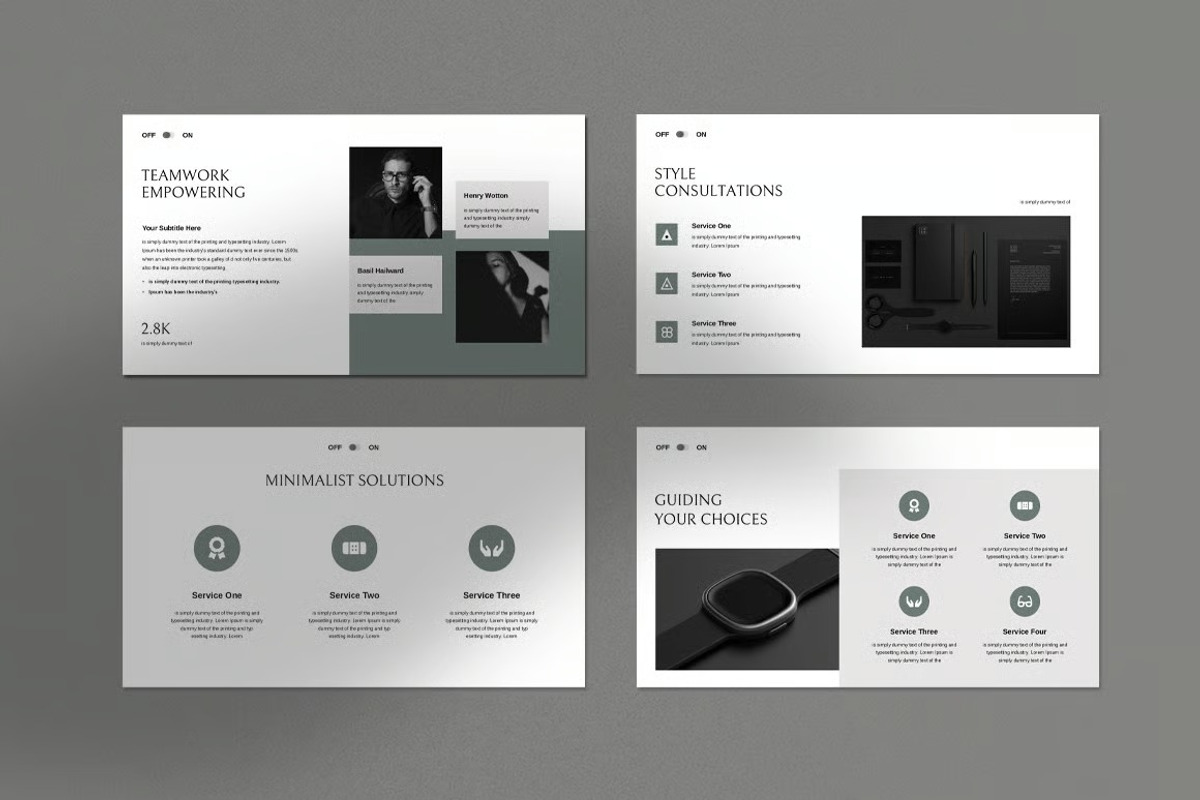 Simple Google Slide Presentation Template preview 4