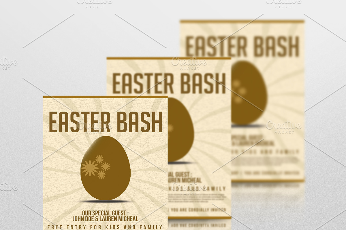 Easter Bash Fyler, a Flyer Template by Minimalist Studio (Photo 2 of 2)