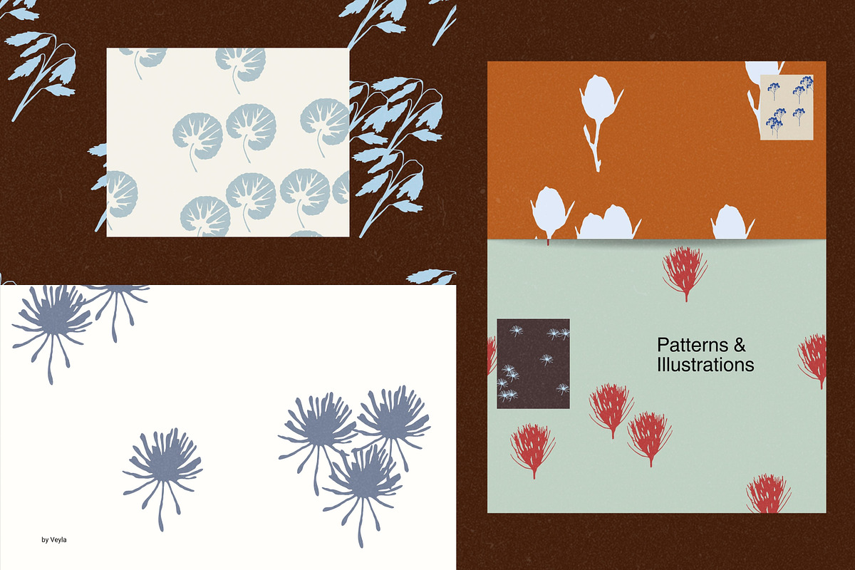 Bloom: Patterns & Illustrations, a Pattern Graphic by Veyla (Photo 8 of 23)