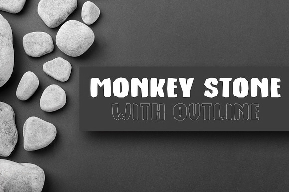 Monkey Stone Display Font