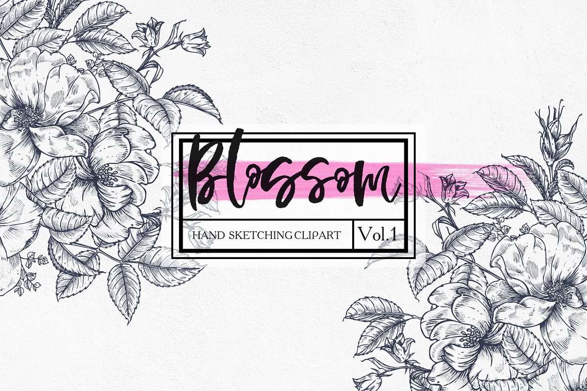 Blossom.Vol.1 - graphic botanica., an Illustration by Fresh-shop (Photo 1 of 7)