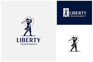 Patriot Swings Golf Club Sport logo, a Branding & Logo Template by Enola99d