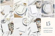 Pearl Stationery Mockup Bundle, an Advertising Mockup by Serenefeeling (Thumbnail 10 of 12)