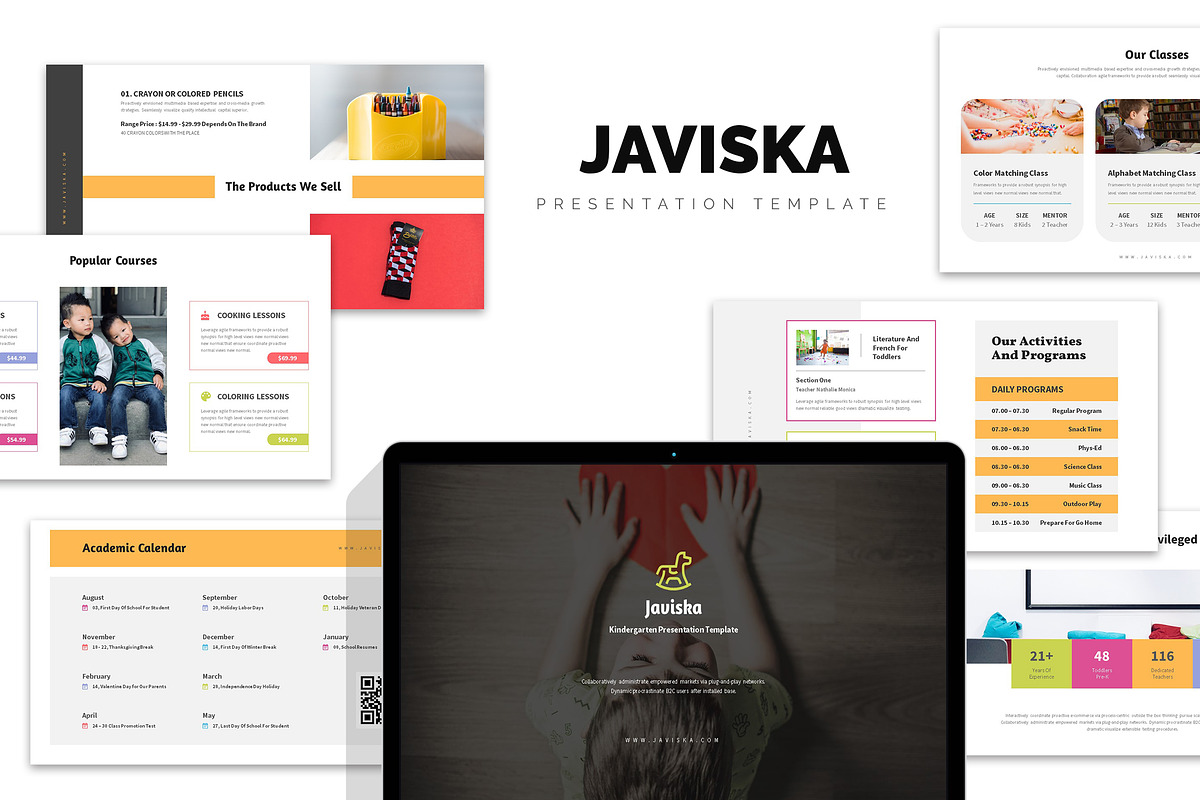 Javiska : Kindergarten Keynote, a Presentation Template by Punkl Camp (Photo 1 of 13)