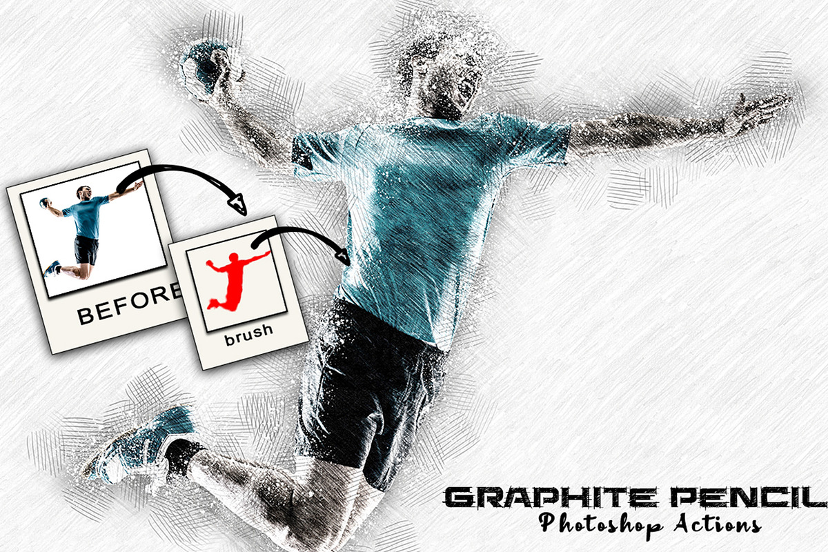 30 Modern Sketch Photoshop Actions, an Action Add-On by Jacpot007 (Photo 23 of 26)