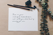 Quartila, a Script Font by rudiSasori (Thumbnail 9 of 12)