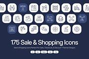 175 Sale and Shopping Icon, an Outline Icon by Prosymbols (Thumbnail 1 of 9)
