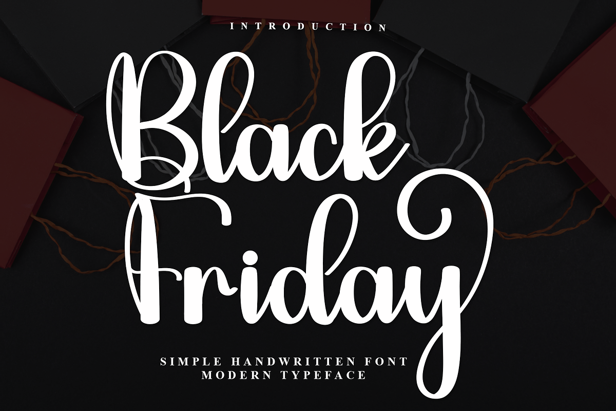 Black Friday, a Handwritten Font by FreshTypeINK (Photo 1 of 7)