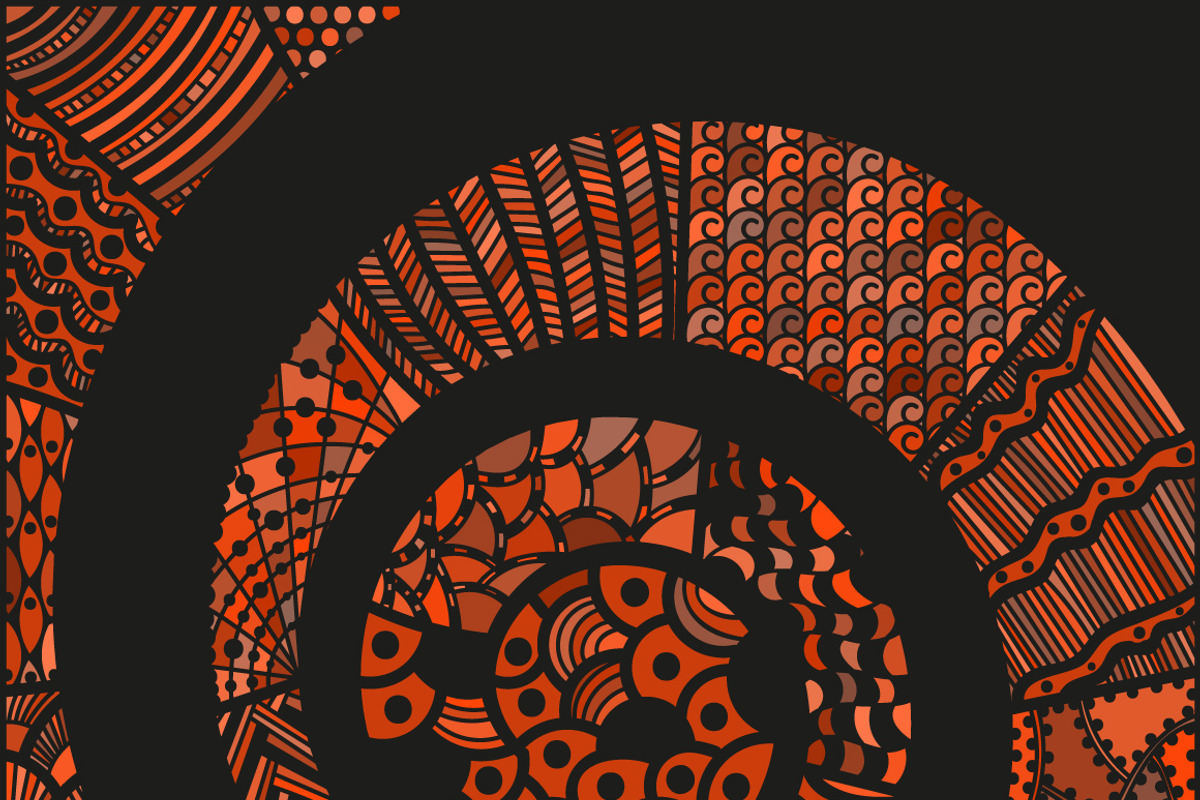 Set of zentangle patterns, a Pattern Graphic by ekmelica (Photo 6 of 6)