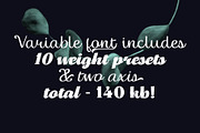 Thephir variable, a Script Font by NREY (Thumbnail 3 of 8)