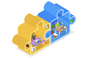 Hybrid Work Set 01, a Work Illustration by AndriiStore (Thumbnail 8 of 11)