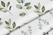Modern Watercolor Greenery & Wreaths, a Decorative Illustration by Laras Wonderland (Thumbnail 4 of 12)