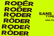 RODER – Modern Geometric Sans Serif, a Sans Serif Font by Dipto design (Thumbnail 5 of 5)