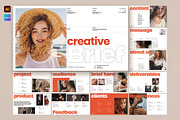 Creative Brief Presentation Template, a Presentation Template by E-Type (Thumbnail 1 of 5)
