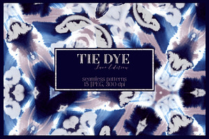 Tie Dye Pattern Set. Lace Edition