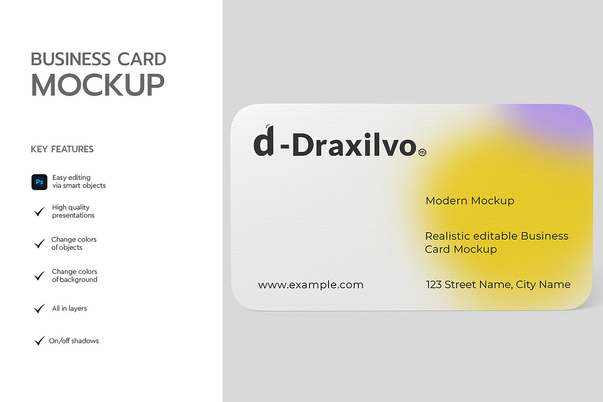 Modern Business Card Mockup