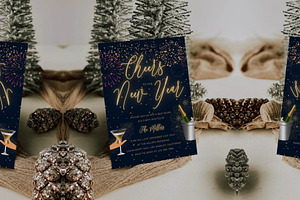 Editable New Years Invitation