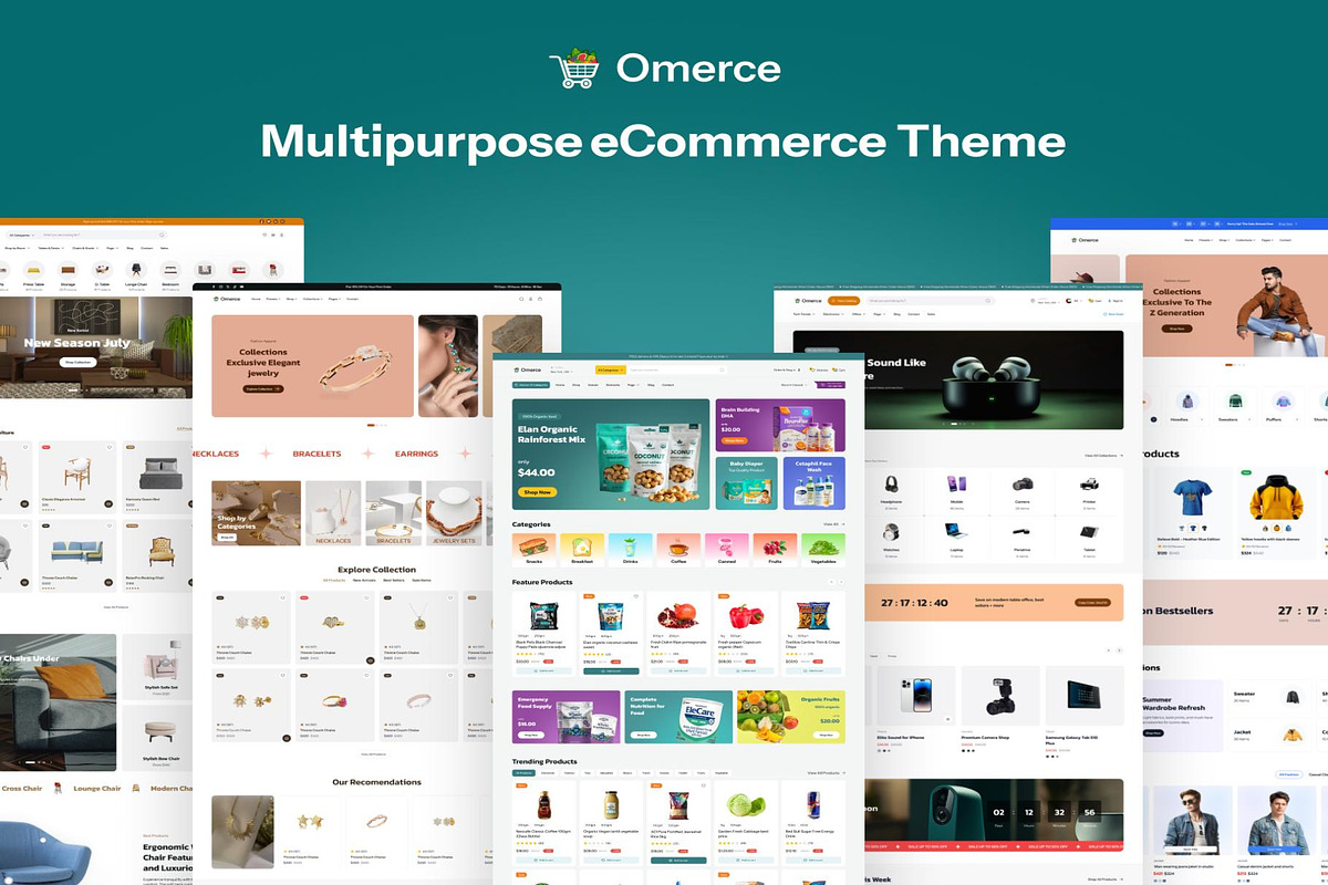 Multipurpose eCommerce Online Store, an UI Kit Template by Lumina_ui_ux202 (Photo 1 of 3)