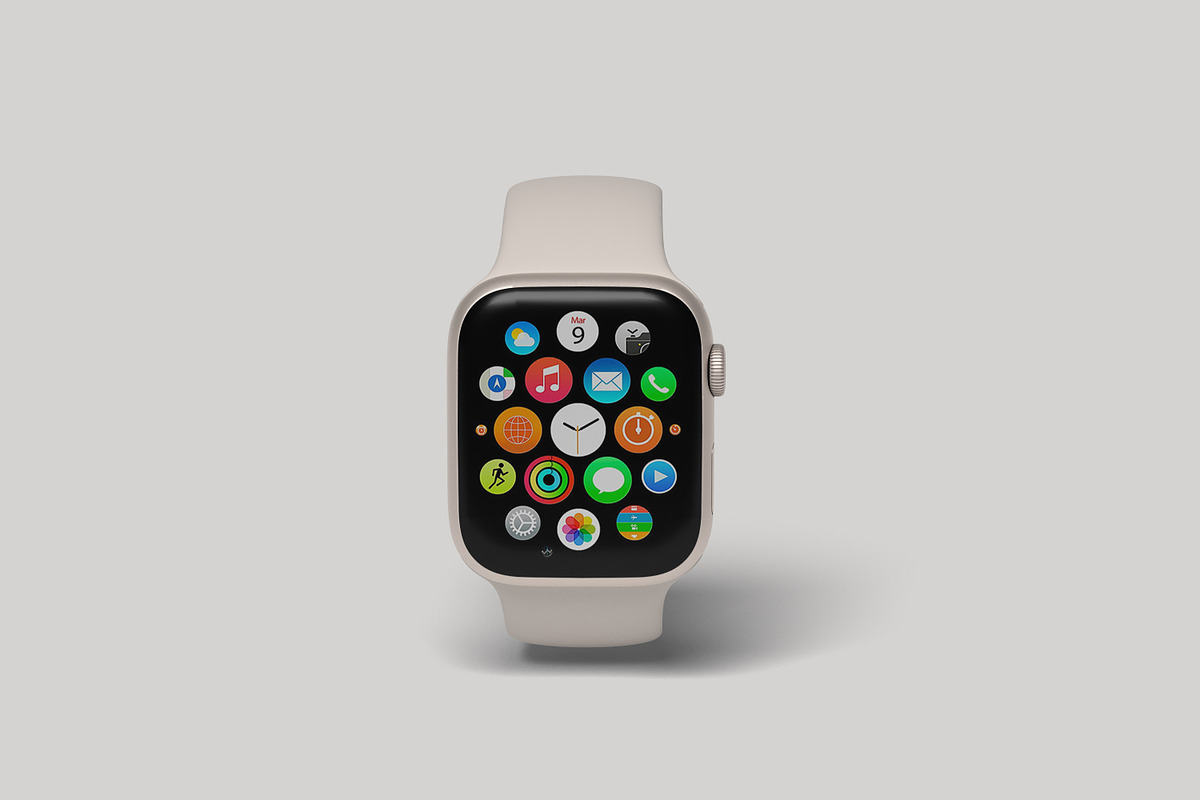 iWacth Mockup, a Wearable Device Mockup by ulfatunnazira (Photo 4 of 6)