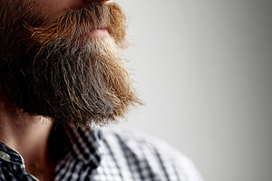 Close up of a man's beard, a Person Photo by MistyDay