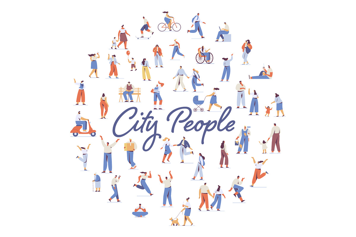 Vector People 200+ Bundle, a Person Illustration by Vector_Art (Photo 8 of 28)