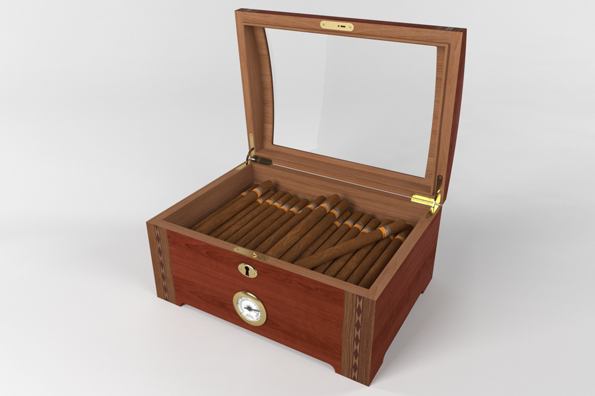 Humidor Santa Fe 100 Deluxe, a Furniture 3D Model by 3D Models by Obshansky (Photo 1 of 12)