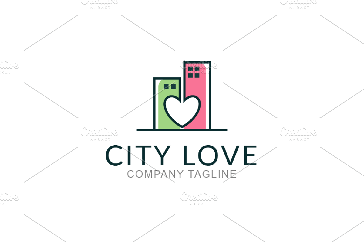 Love City - Logo Template, a Branding & Logo Template by Twelve.std (Photo 2 of 2)