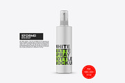White Matte Spray Bottle Mockup, a Packaging Mockup by Reformer Mockup (Thumbnail 1 of 5)