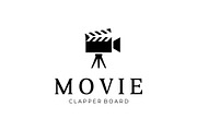 Camera Movie Clapper Board Logo, a Branding & Logo Template by ika trisiana (Thumbnail 2 of 2)