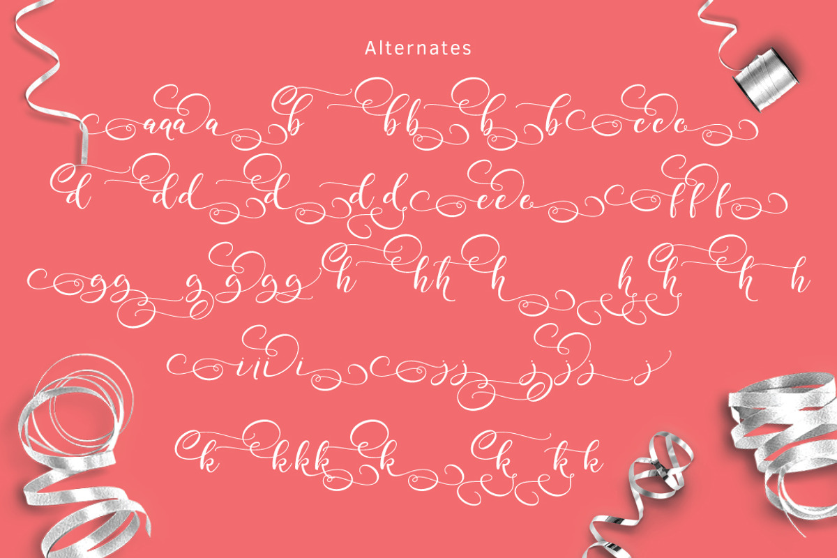 Mahdaleina Typeface preview 8