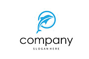 simple design animal dolphin logo, a Branding & Logo Template by Maylianaw28 (Thumbnail 1 of 2)