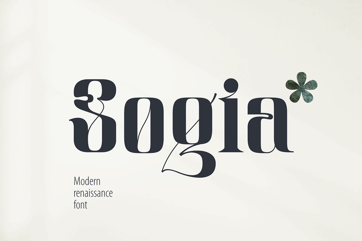 Sogia modern renaissance font, a Serif Font by kaer_shop (Photo 1 of 9)
