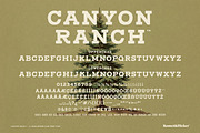 Canyon Ranch - A Hand-Drawn Font, a Slab Serif Font by Komet & Flicker (Thumbnail 15 of 15)