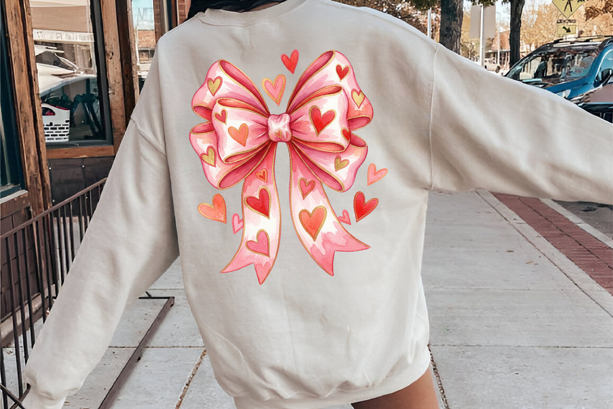 Valentines Day Coquette Bow PNG, an Illustration by SinaCreation (Photo 10 of 11)