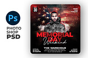 Memorial Day Flyer, a Flyer Template by Artonix (Thumbnail 2 of 4)