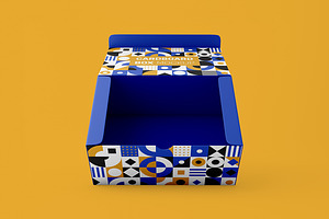 Cardboard Box Mockup, a Packaging Mockup by Qaleb Studio