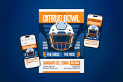 Citrus Bowl Event Flyer Set, a Flyer Template by The Good Store (Thumbnail 1 of 2)