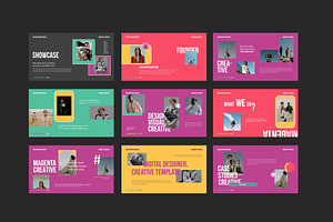 Magenta Powerpoint Template