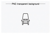 Chair and Sofa Icons, an Outline Icon by Designfour (Thumbnail 3 of 7)
