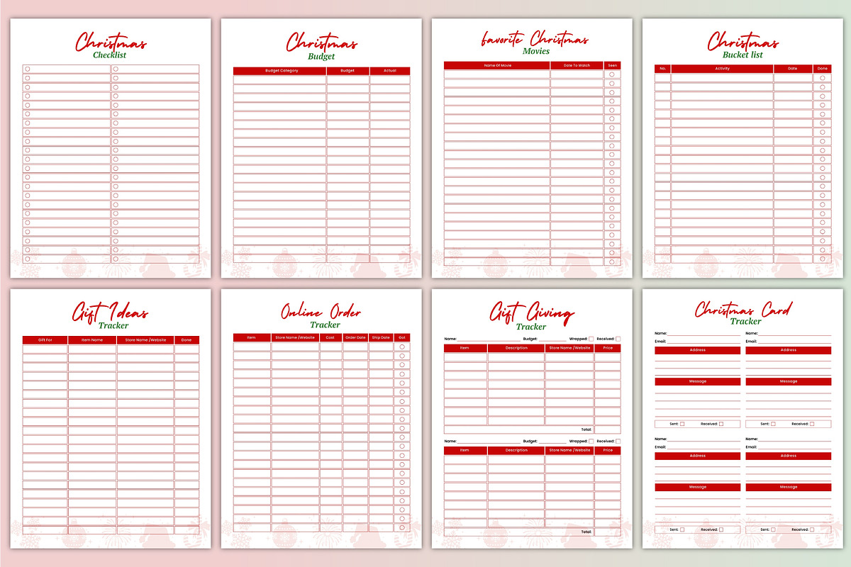 Christmas Memory Journal Canva Kdp, a Stationery Template by Mustafiz (Photo 4 of 6)