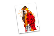 5 Stylish Fall Fashion Illustrations, a Person Illustration by Vitaliy Grin (Thumbnail 3 of 3)
